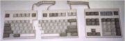 ergoflex keyboards have 3 sections