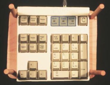 an ergoflex stilt keyboard